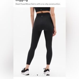 Athleta Pacesetter 7/8 Tight Leggings - Black